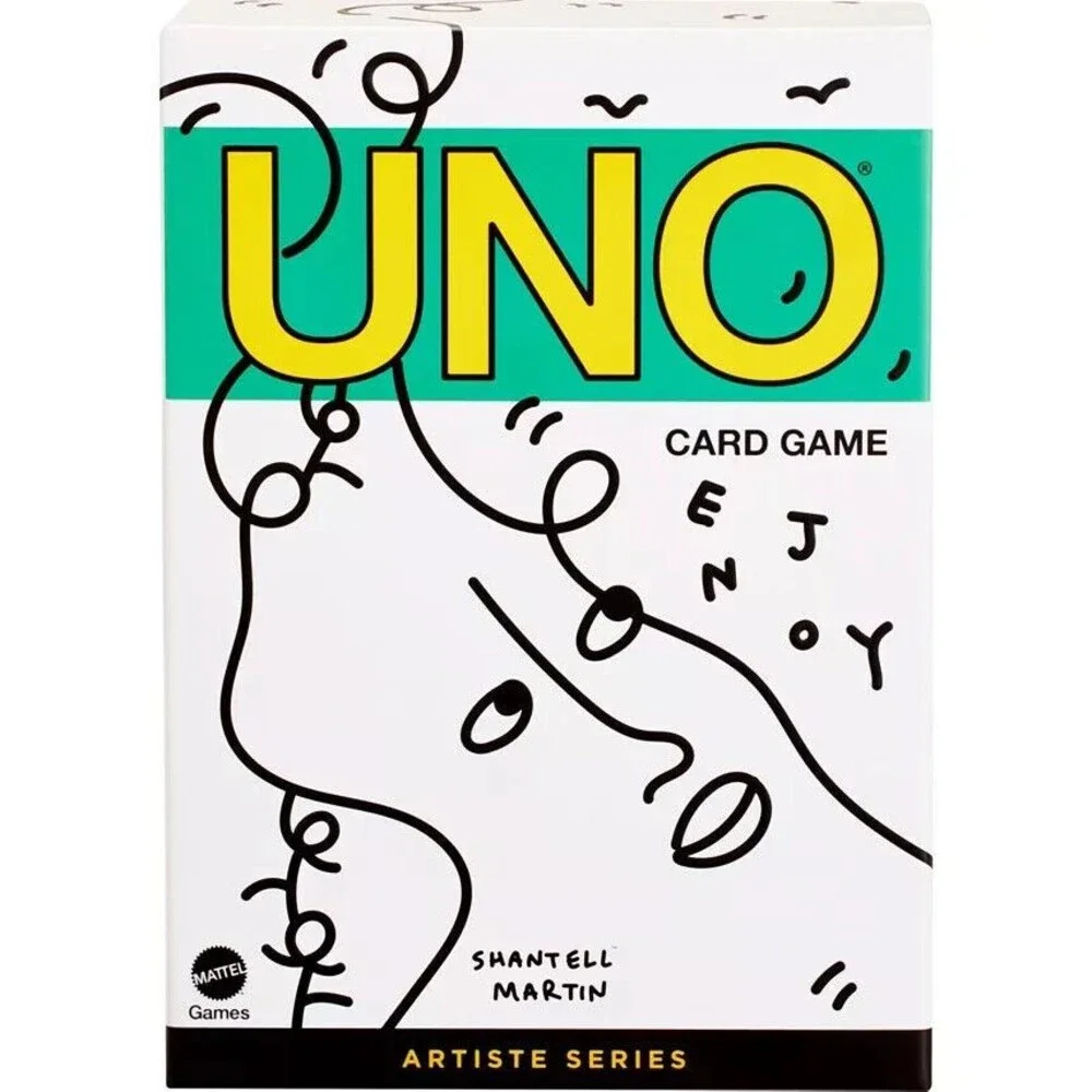UNO Card Game Mattel Creations Shantell Martin UNO Artiste Series No. 6 NEW